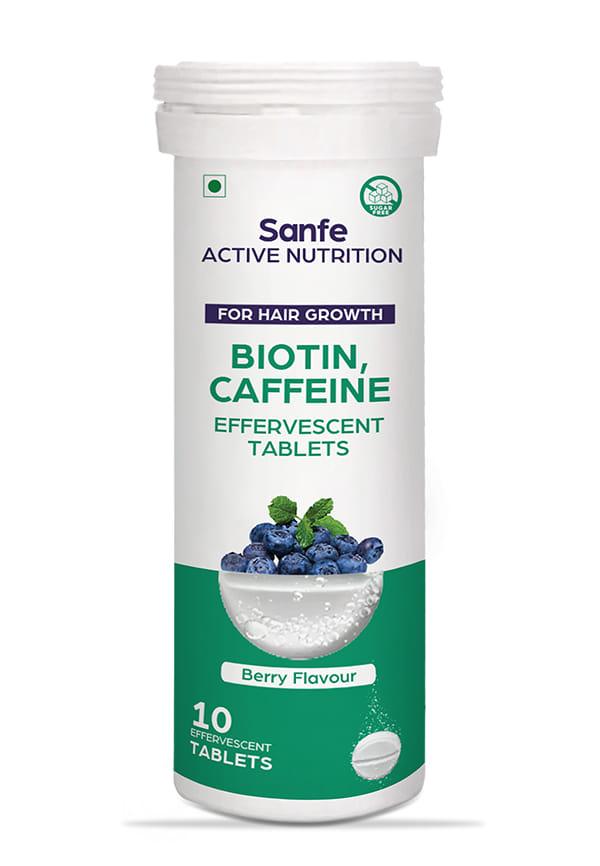 Effervescent Tablets, Biotin & Caffeine