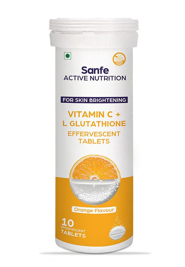 Effervescent Tablets, Vitamin C + L Glutathione