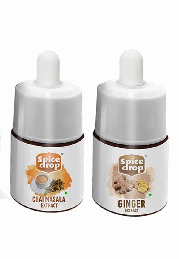 Spicy Tea Combo (Natural Extract Of Ginger & Chai Masala)