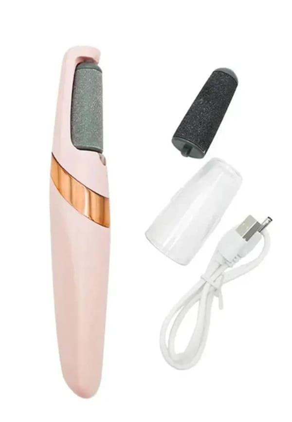 Rechargeable Electric Callus Remover & Foot Scrubber with 2 Rollers