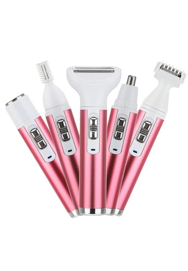 5 in 1 Portable Electric Shaver Razor Trimmer Set for Women