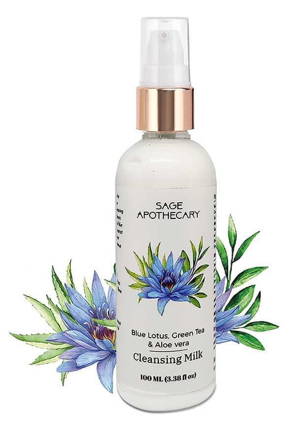 Blue Lotus Green Tea & Aloe Vera Cleansing Milk