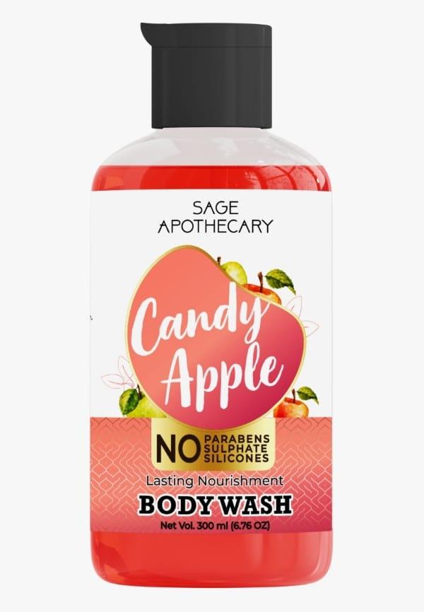 Candy Apple Body Wash for Clean, Smooth, Glass-like Skin Sweet and Pleasant Fragrance