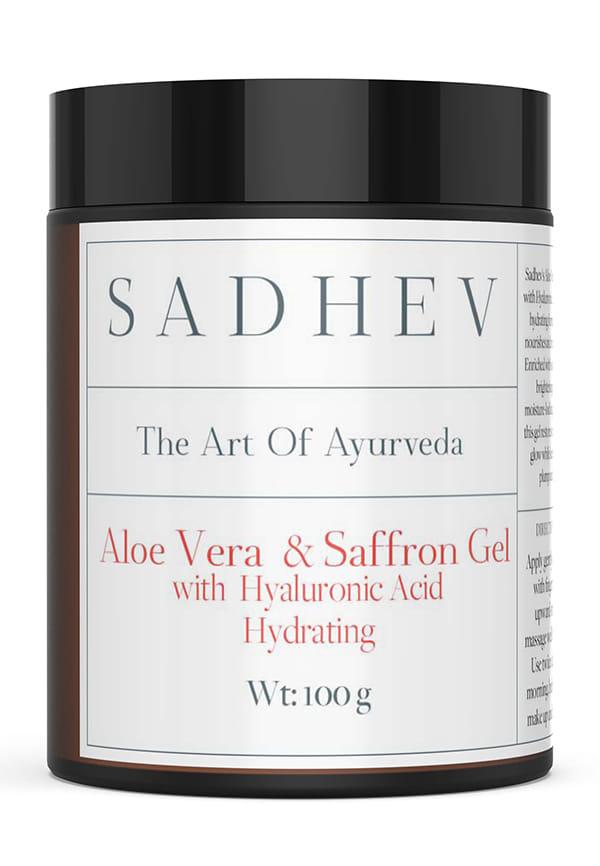Aloe Vera & Saffron Gel with Hyaluronic Acid
