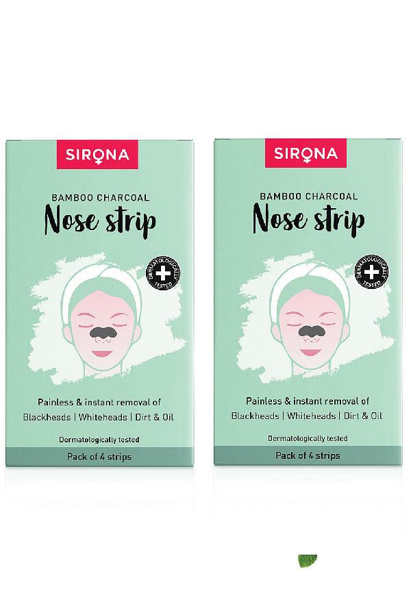 Natural Charcoal Nose Strips for Women | Removes Blackheads and Whiteheads