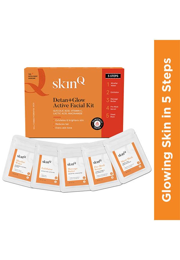 Detan+Glow Active Facial Kit