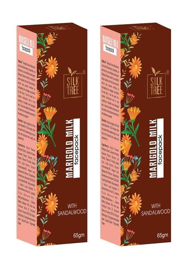 Marigold Milk With Sandalwood Face Pack