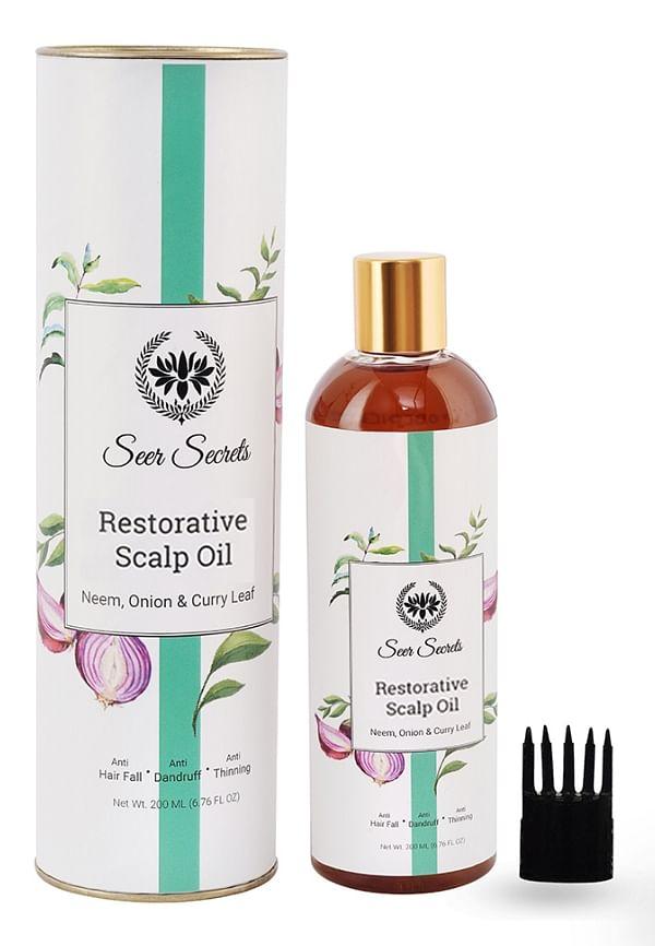 Seer Secrets Neem, Onion & Curry Leaf Restorative Scalp Oil