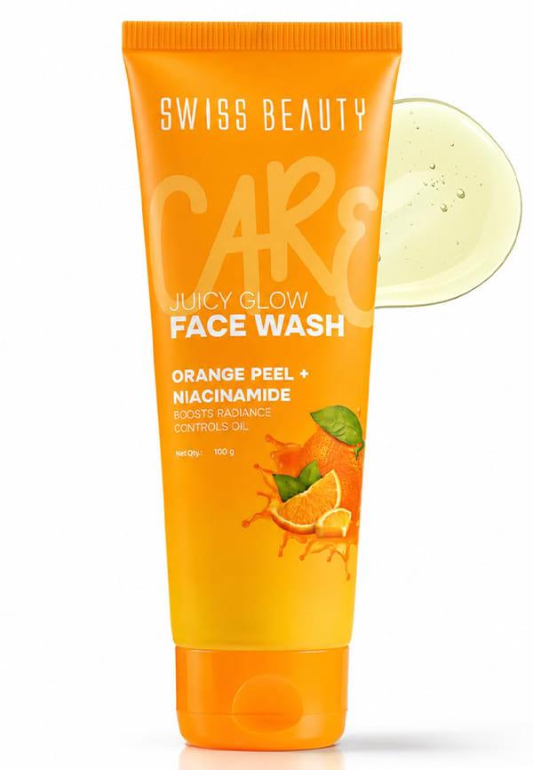 Care Juicy Glow Face Wash with Orange Peel + Niacinamide