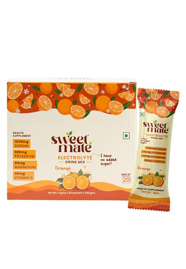 Sugar-Free Orange Electrolyte Drink Mix