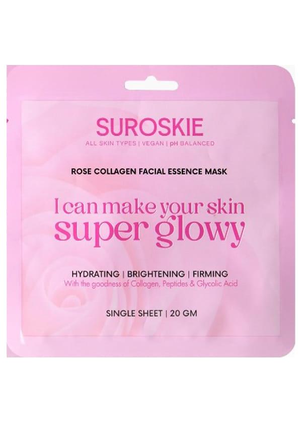 Rose Collagen Facial Essence Sheet Mask