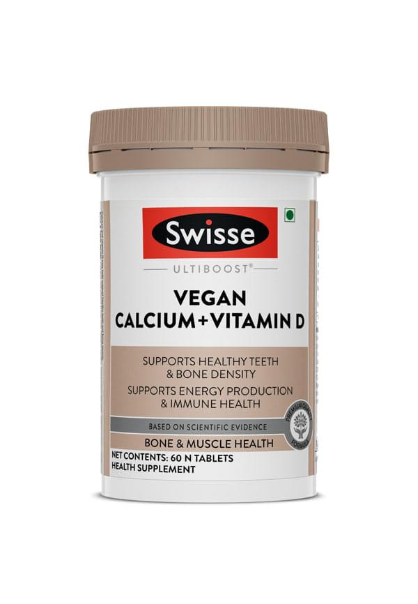 Ultiboost Vegan Calcium+Vitamin D Supplement