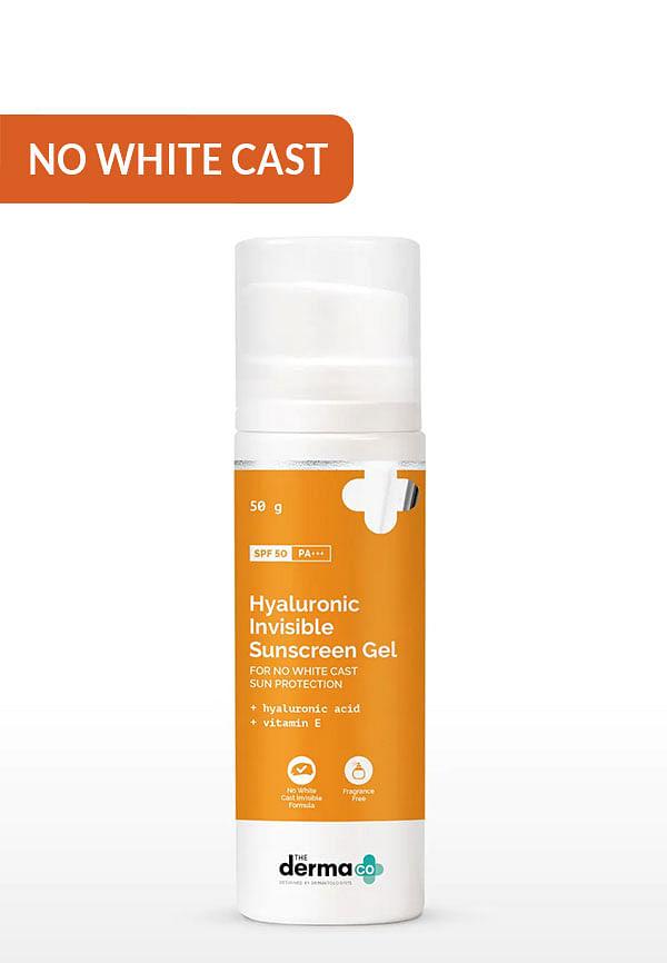 Hyaluronic Invisible Sunscreen Gel with Hyaluronic Acid & Vitamin E