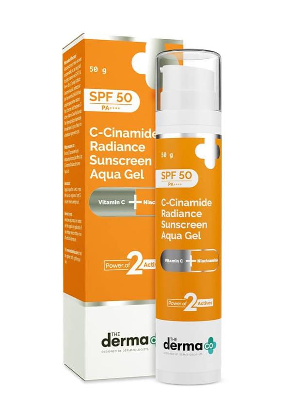C-Cinamide Sunscreen Aqua Gel SPF 50 PA++++ | Vitamin C & Niacinamide