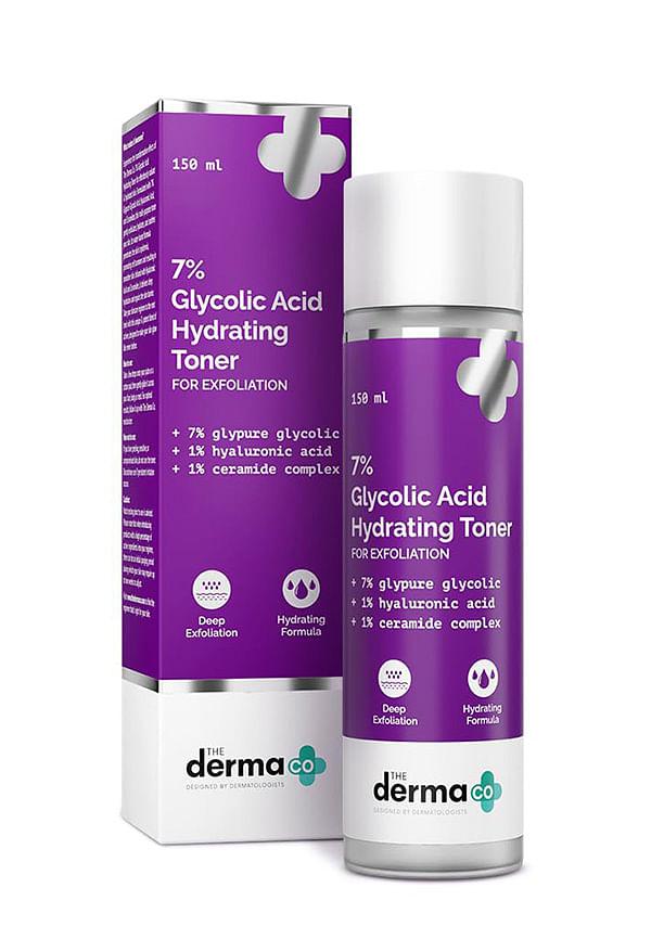 7% Glycolic Acid Hydrating Toner with Glycolic Acid & Hyaluronic Acid