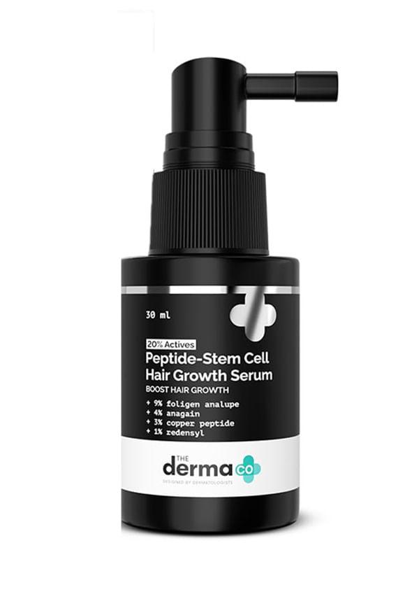20% Actives Peptide-Stem Cell Hair Growth Serum with Foligen Analupe & Anagain