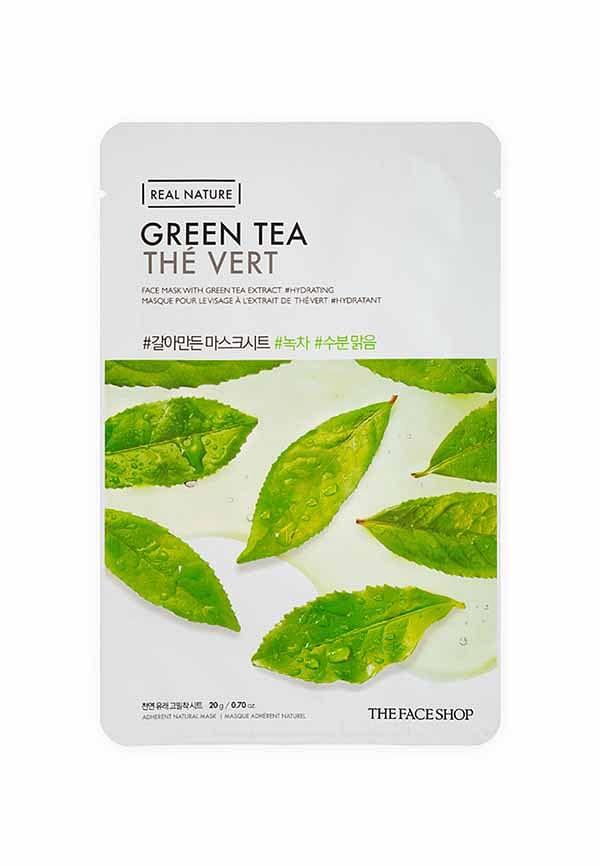 Real Nature Green Tea Face Mask