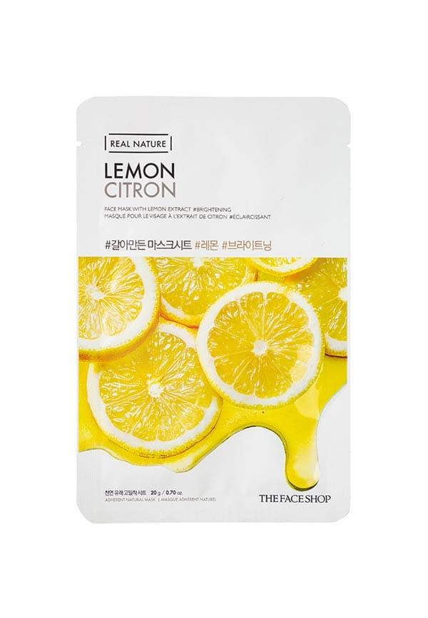 Real Nature Lemon Face Mask