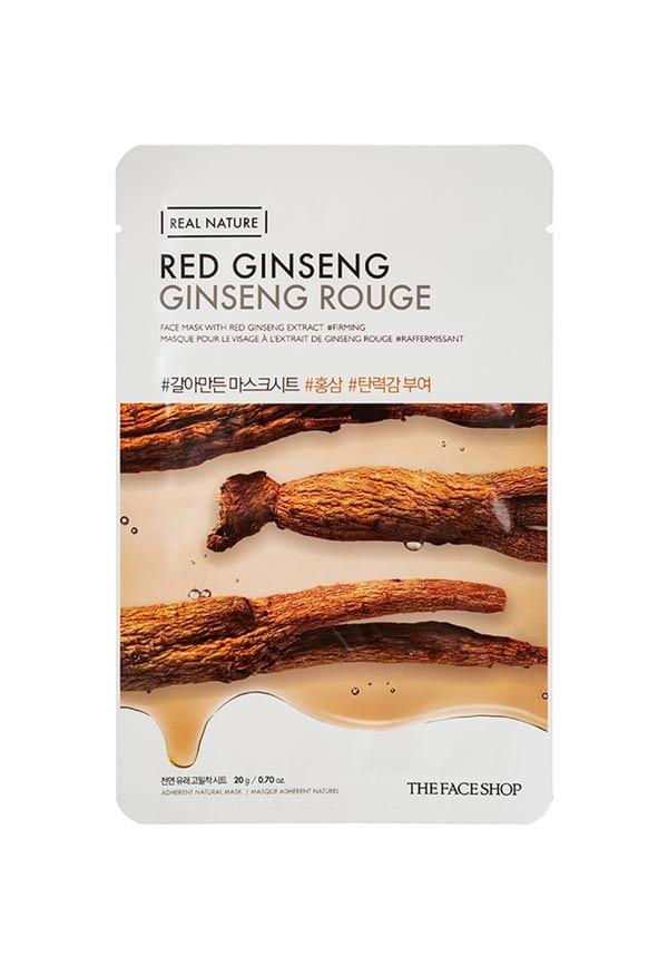 Real Nature Red Ginseng Face Mask