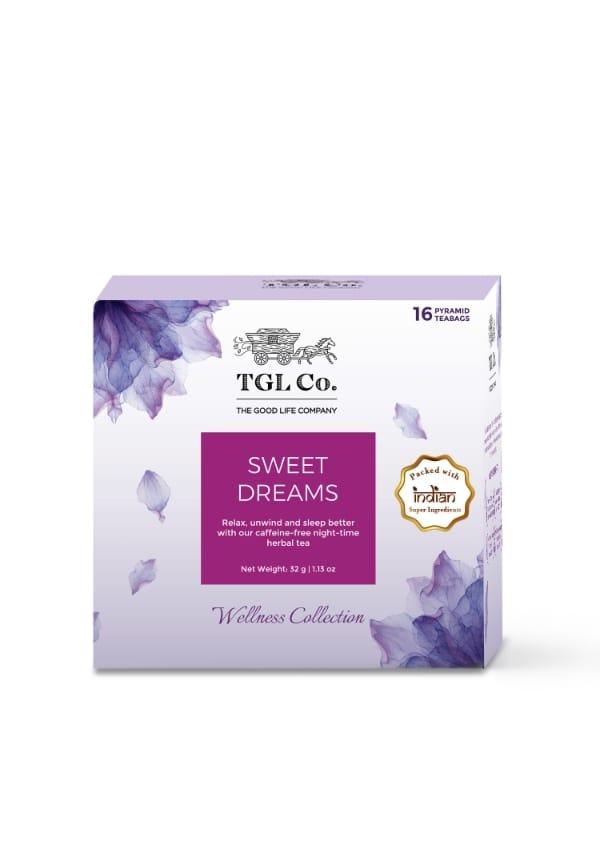 Sweet Dreams Chamomile Tea, Calming Tea, Relieves Soothing Sleep Tea for Stress and Anxiety