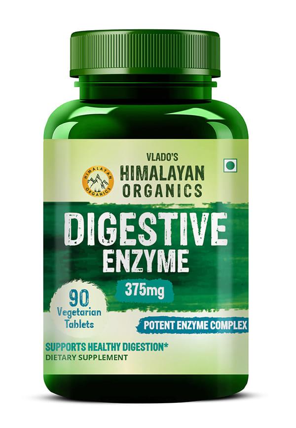 Vlado's Himalayan Organics Digestive Enzyme for Healthy Digestion- 90 Veg Tablets