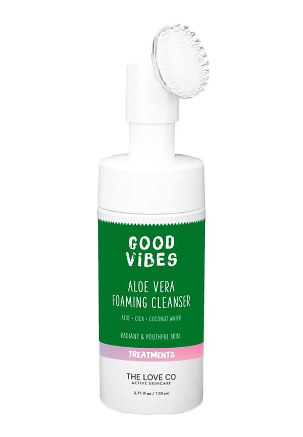 Good Vibes Aloe Vera Foaming Face Cleanser For Pimples | Anti Acne | 110ml