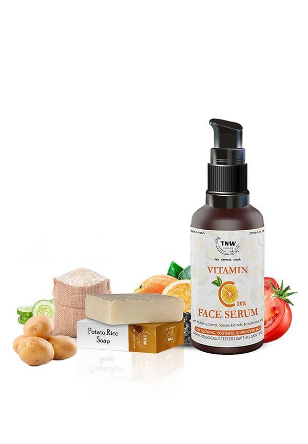 Potato Rice Soap + Vitamin C Face Serum 30ML