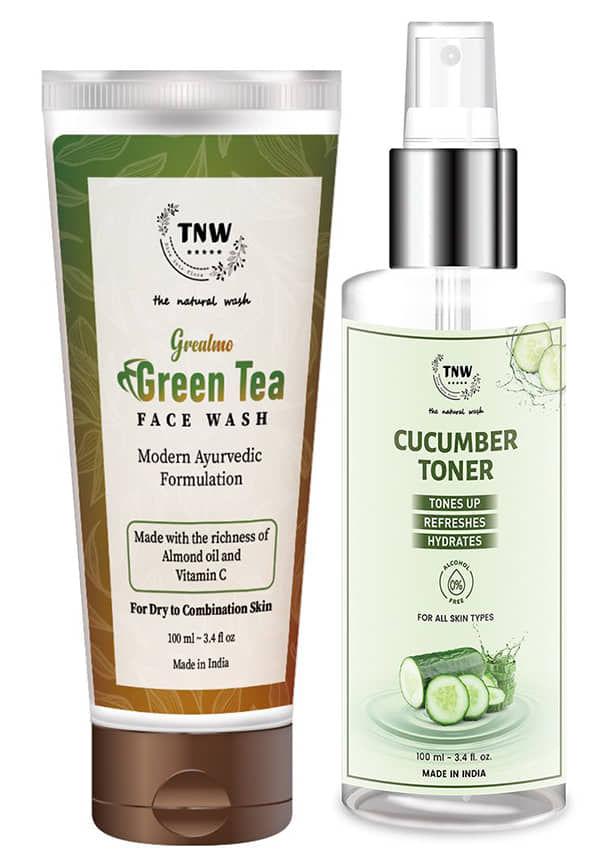 Cucumber Toner + Green Tea Face Wash