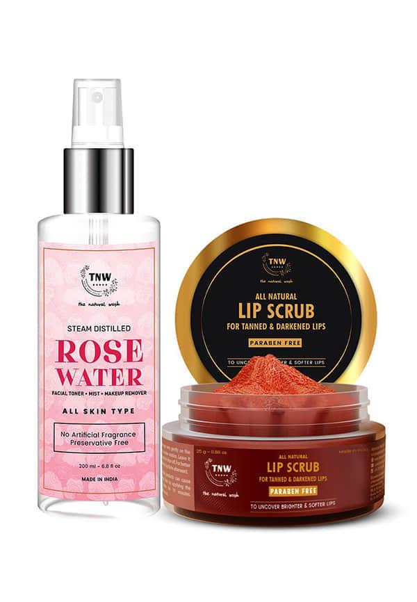 Lip scrub + Rose Water 200ml