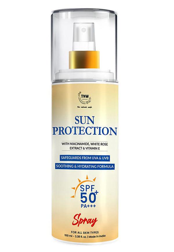 Sunscreen Spray SPF 50 with Niacinamide & White Rose Extract | For Sun Protection Against UVA/UVB | With SPF 50 & PA+++