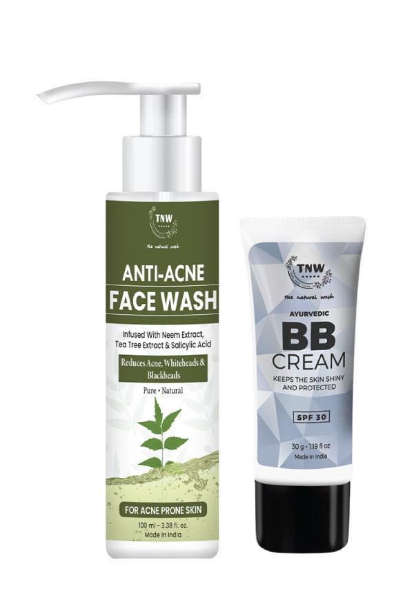 BB Cream & Anti-Acne Face Wash
