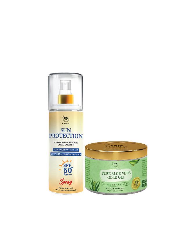Sun Protection Spf 50 Spray + Pure Aloe Vera Gold Gel