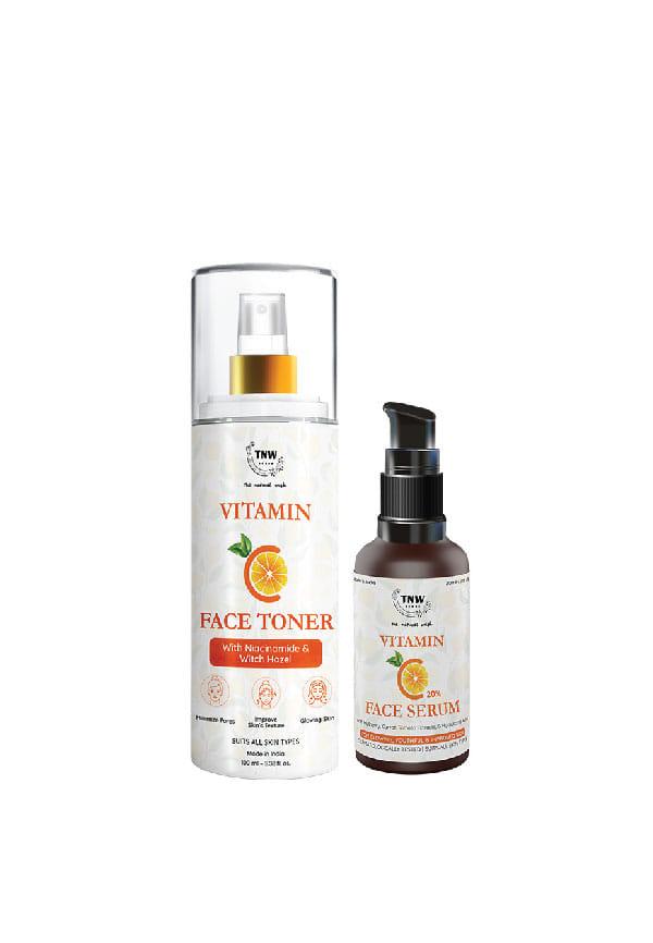 Vitamin C Face Toner + Vitamin C Face Serum