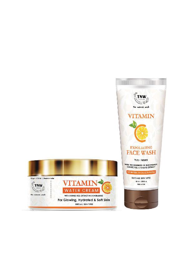 Vitamin C Water Cream + Vitamin C Face Wash