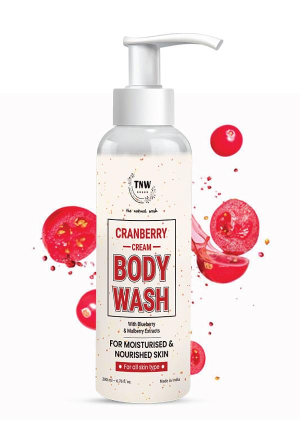 Cranberry Cream Body Wash | Brightens | Moisturises