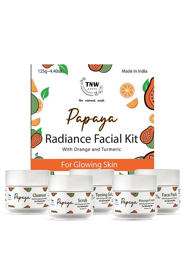 Papaya Facial Kit With Papaya And Jojoba Oil