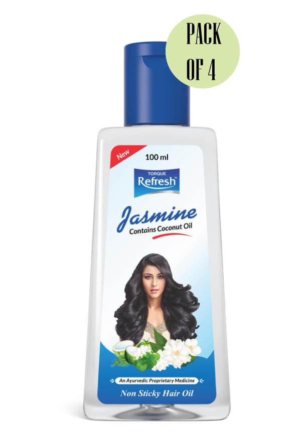 Refresh Jasmine Coconut Hair Oil | For Strong, Long and Shiny hair