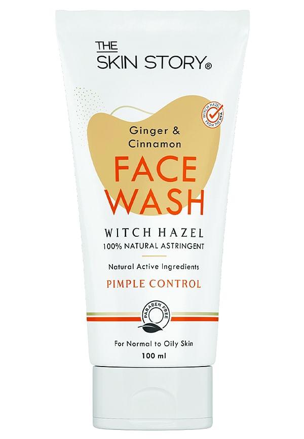 Ginger & Cinnamon Pimple Control Face Wash For Normal To Oily Skin With Natural Active Ingredients
