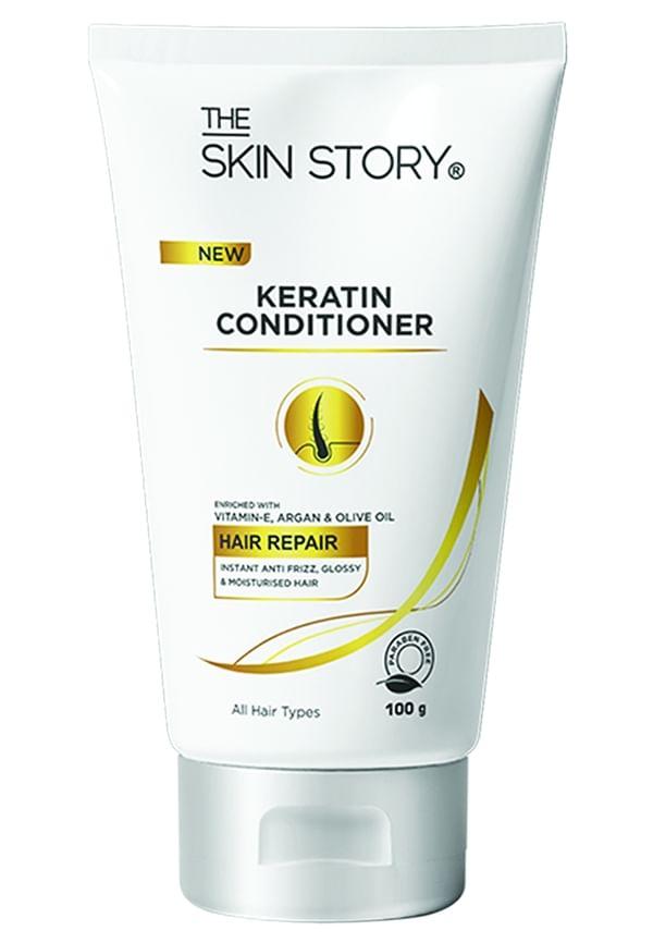 Paraben Free Keratin Conditioner With Vitamin E For Instant Anti Frizz, Glossy & Moisturized Hair