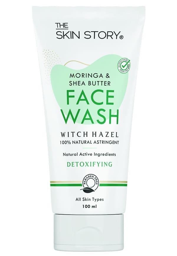Moringa & Shea Butter Detoxifying Face Wash With Natural Active Ingredients | For All Skin Types
