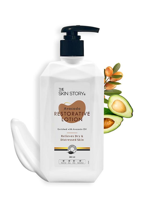 Paraben Free Avocado Restorative Lotion | Relieves Dry & Distressed Skin