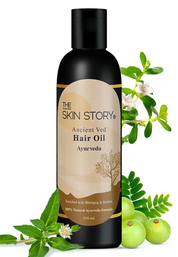 Ancient Ved Hair Growth Oil Enriched With Bhringraj & Brahmi| 100% Natural Ayurveda Formula