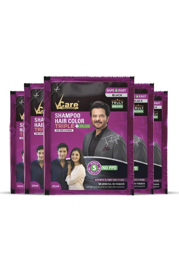 Shampoo Hair Color Triple Plus - Black