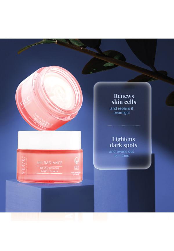 Pro Radiance Skin Brightening Night Cream Deeply Hydrate & Repair Skin Overnight
