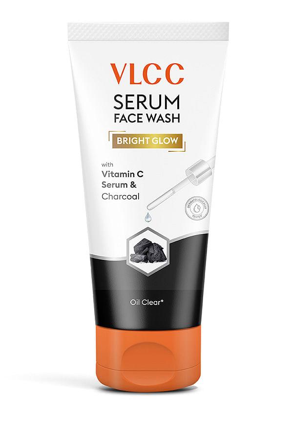 Bright Glow Serum Face Wash with Vitamin C Serum & Charcoal