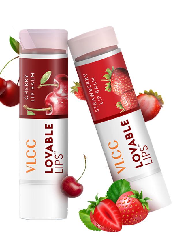 Roll on Bullet - Strawberry & Cherry Lip Balm