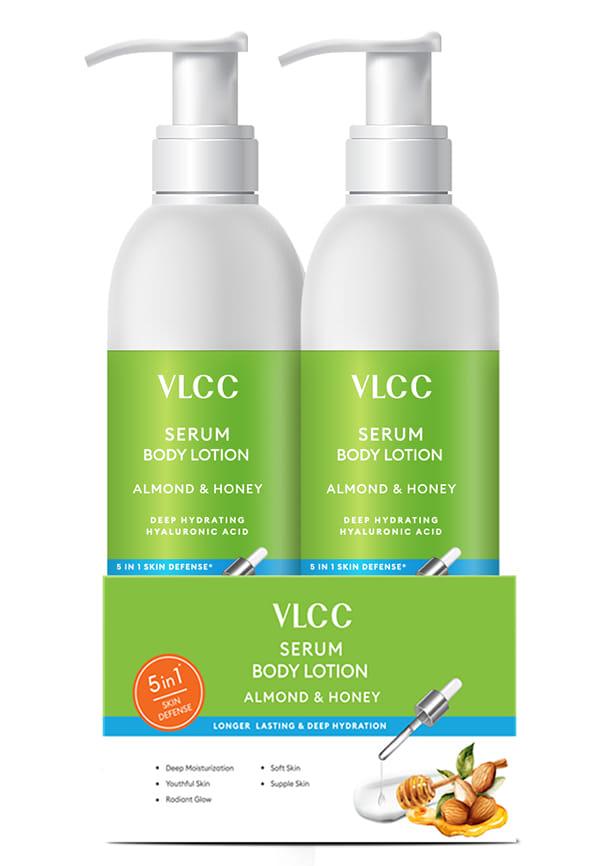 Almond & Honey Serum Body Lotion Combo- Deep Hydration
