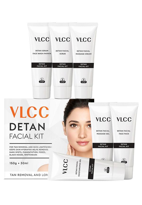 De-tan Facial Kit - For Tan Removal & Skin Lightening