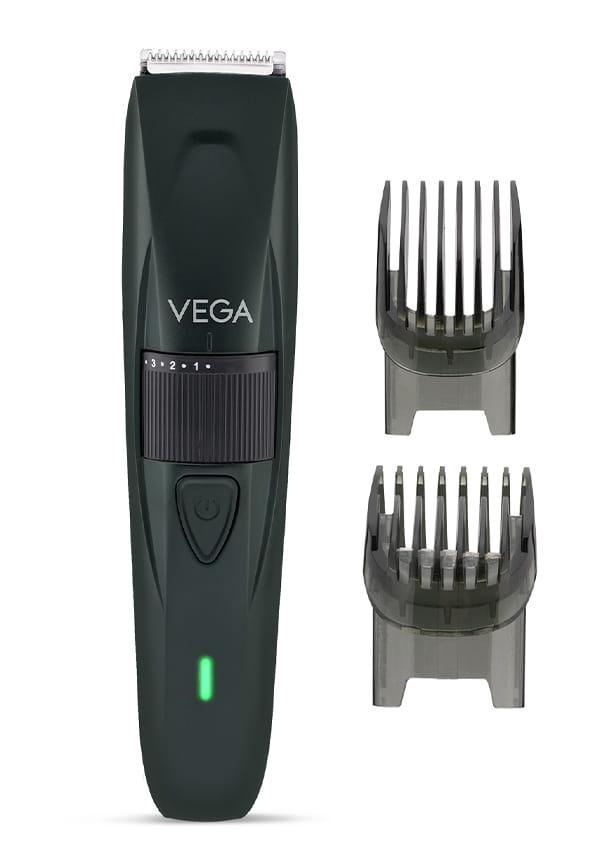 Turbolite Beard Trimmer with 2 Comb, 90min Runtime, USB-C