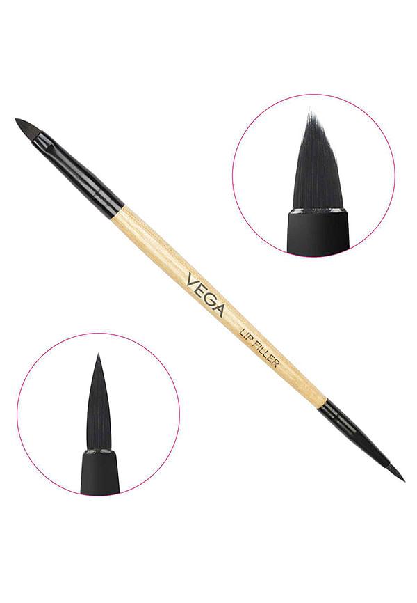 2 In 1 Mini Make Up Brush - Lip Filler-Lip Liner (DMB-03)